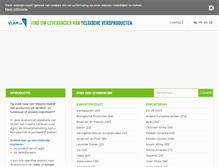 Tablet Screenshot of exporteursdatabank.vlam.be